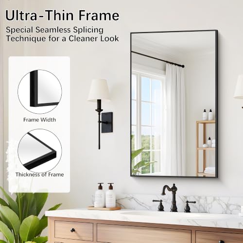 DESBING 18" x 30" Bathroom Mirror - Image 3