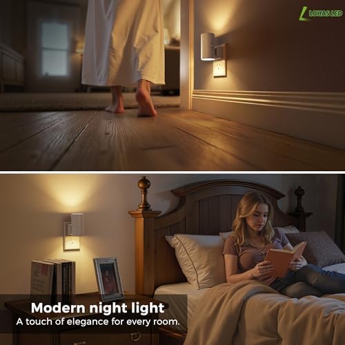 L LOHAS LED Night Light Plug in, Night Lights Plug into Wall, Light Sensor - Image 4
