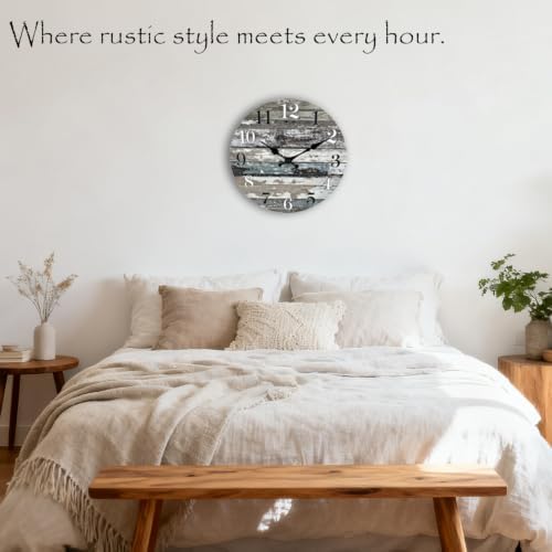 Large Wall Clocks Battery Operated Silent Vintage - Image 7