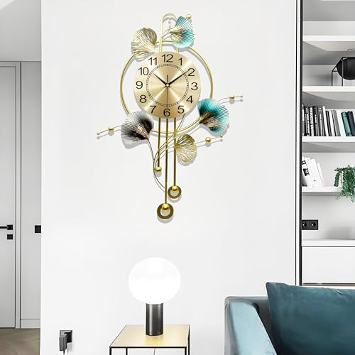 Large Wall Clocks for Living Room Decor, Battery Operated and Silent Wall Clock - Image 3