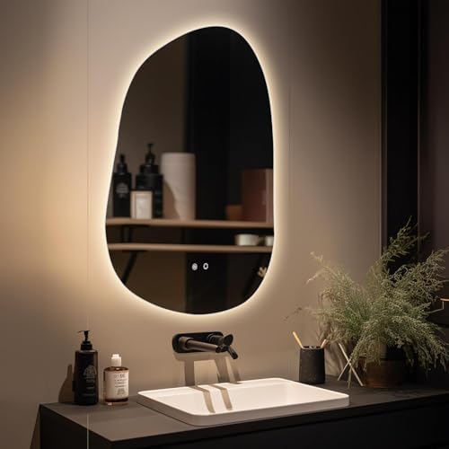 HOMECOOKIN LED Irregular Bathroom Mirror - Image 6