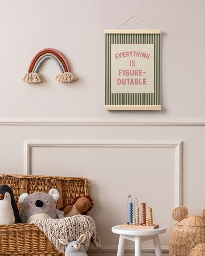 FGFK Everything Is Figureoutable Positive Affirmations Wall Art Poster Hanger - Image 6