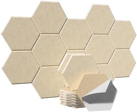 Acoustic Panels, Magrowill 12-Pack Soundproof Wall Panels 12 X 10 X 0.4 Inches by Magrowill