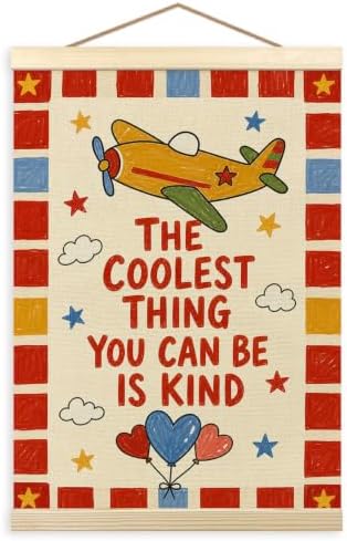 madalo Retro Airplane Inspirational Wall Art Poster Hanger Frame 12x16 Inch by Unknown