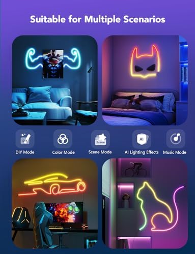 Govee RGBIC Neon Lights 16.4ft Works - Image 5