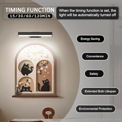 EUIOKUN 2PACK Picture Lights LED Battery Operated Wall Light - Image 5