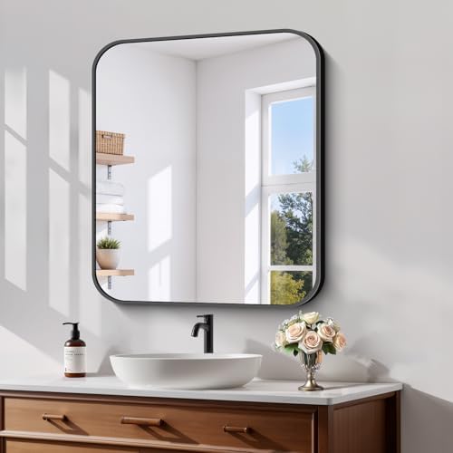 Koonmi Bathroom Wall Mirror, 30x22 Inch Large Vanity Mirror by KOONMI