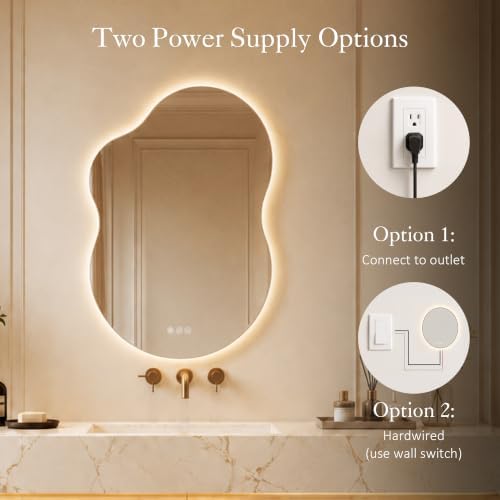 Saliwa Cloud LED Mirror for Bathroom - Image 7