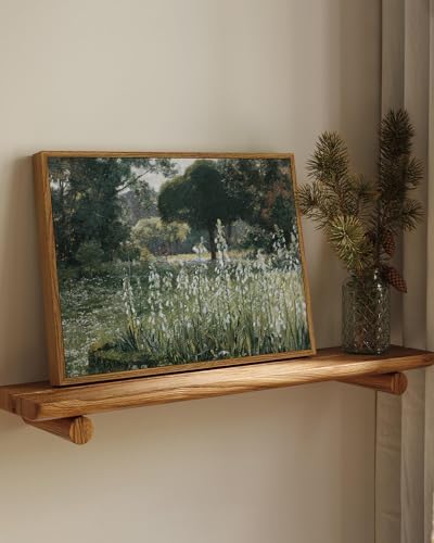 InSimSea Framed Canvas Wall Art, Bathroom Pictures Wall Decor, Spring Landscape - Image 2