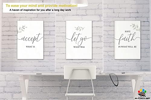 Office - Motivational 3-Panel Canvas Art, Inspirational Quotes, Positive Words - Image 3