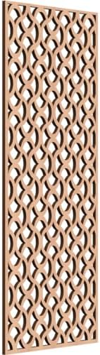 Resort Decorative Pierced Fretwork Wood Wall Panels, 15 3/8"W x 39 3/8"H x 3/8"T by EkenaMillwork