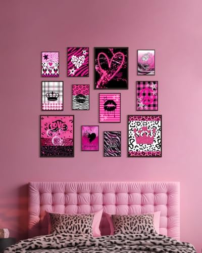KBKBART 12 Pcs Mcbling Trashy Y2k Posters Room Decor and 50 Pcs Y2k Sticker - Image 5
