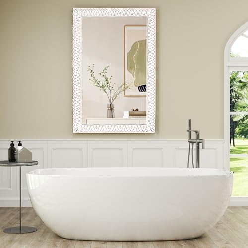 36x24 Inch Farmhouse Rectangle Wall Mirrors - Image 3