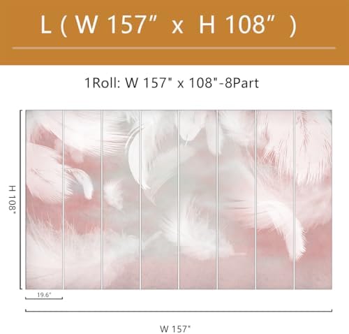 Elegant Feather Wallpaper Mural - Image 4