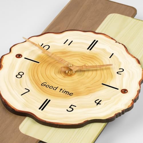 Pendulum Wall Clock for Living Room Decor Silent Battery Operated - Image 6