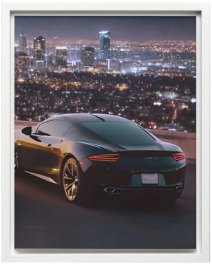 InkFlow Posters Luxury Sports Car Canvas Poster by InkFlowPosters