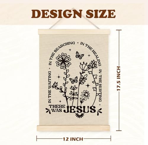 Supwhd Boho Floral Christian Wall Art - Image 6