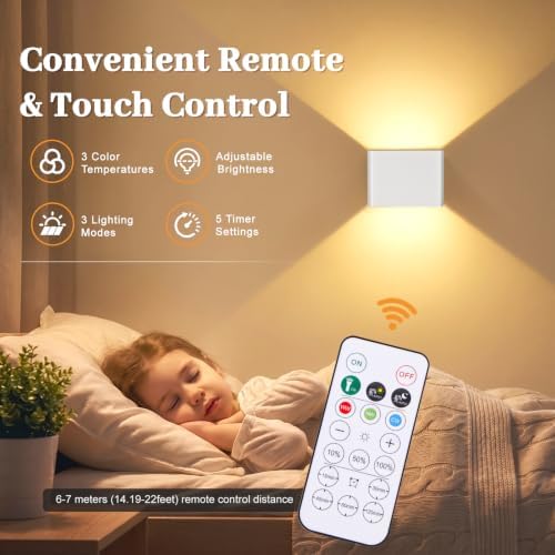 Rechargeable Motion Sensor Wall Lights, Cordless Battery Wall Sconces - Image 4