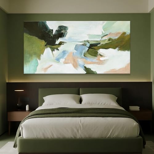 Suconvng Large Abstract Wall Art Colorful Wall Art Living Room Canvas Art Wall - Image 3