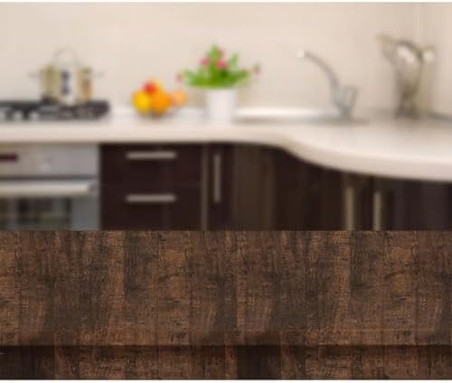 Orgrimmar 236"x17.8" Dark Brown Wood Peel Vinyl Stick Wallpaper Removable - Image 6