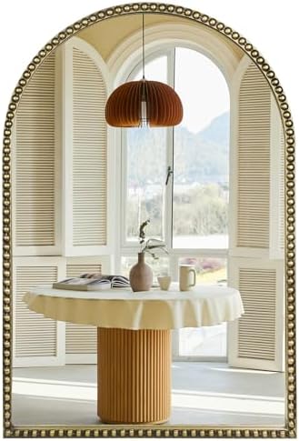 20"x30" Beaded Wall Mirror for Bathroom by Wemily