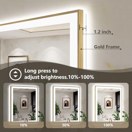 40x30 LED Bathroom Mirror with Lights - Image 4