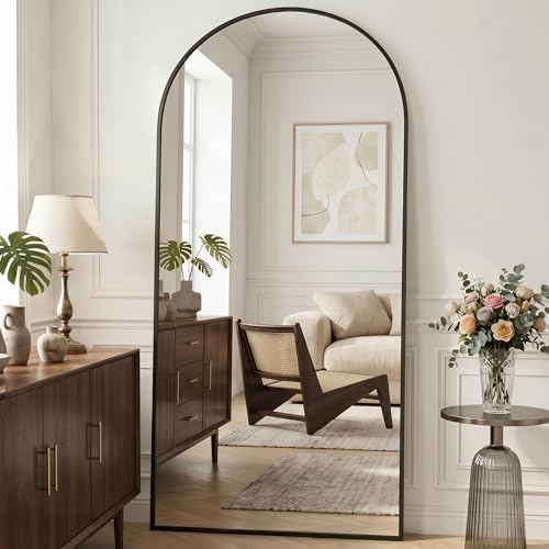 71"x32" Arched Full Length Mirror, Full Body Floor Mirror by Unknown