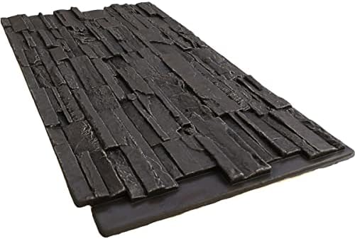EverStone Cascade Faux Stone Panel, 48 5/8"W x 24 3/4"H x 1 1/4"D, River Moss - Image 6
