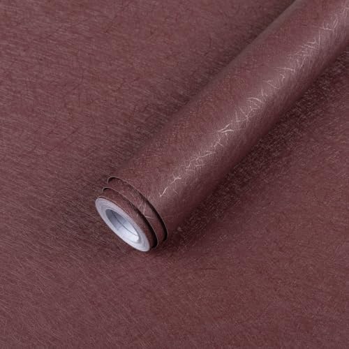 Dark Red Peel and Stick Self Adhesive Wallpaper Countertop Contact Paper by Abyssaly