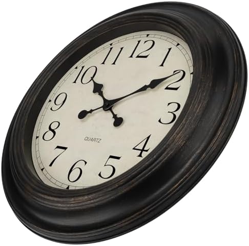 Foxtop Extra Large Wall Clock Silent Battery Operated Clock - Image 2