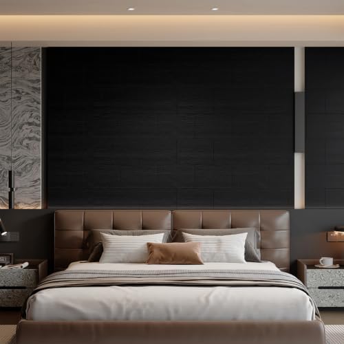Yutianli Acoustical Wood Wall Panels Peel and Stick 17-Piece 14.2" X 9.5" Faux - Image 4