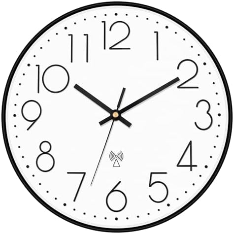 Foxtop 12" Atomic Wall Clock Battery Operated Modern Analog Clock by Foxtop