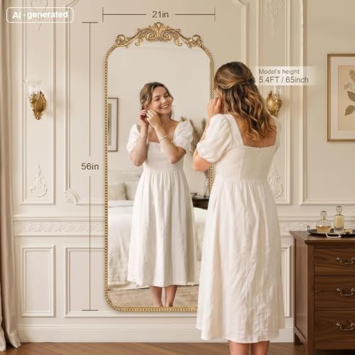 Vintage Mirror Full Length - Image 2