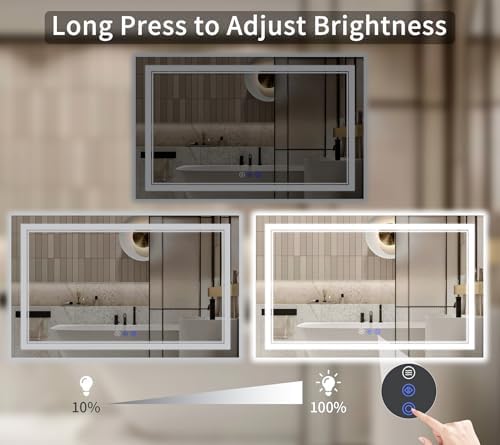 40"x60" LED Bathroom Mirror - Image 4