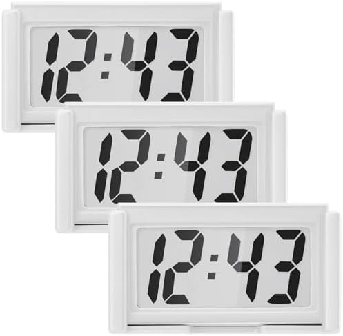 Frienda 3 Pieces Mini Small Digital Clock Stick On by Frienda
