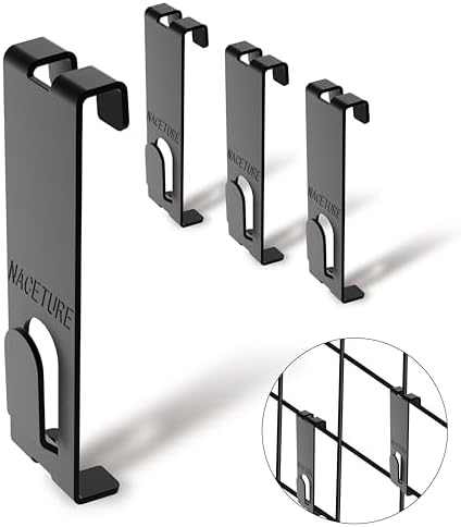 NACETURE Double Gridwall Display Hooks, 16 Pack Peg Hooks by NACETURE