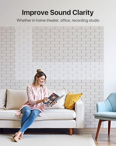 Soundsbay 18-Pack Brick Acoustic Panels, Self-Adhesive - Image 4