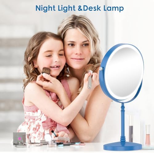 DEIOVWXS Makeup Mirror, Rechargeable Vanity Mirror - Image 7