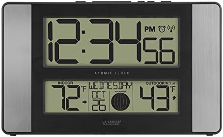 La Crosse Technology 513-1417AL-INT Atomic Clock w Outdoor Temp by LaCrosseTechnology