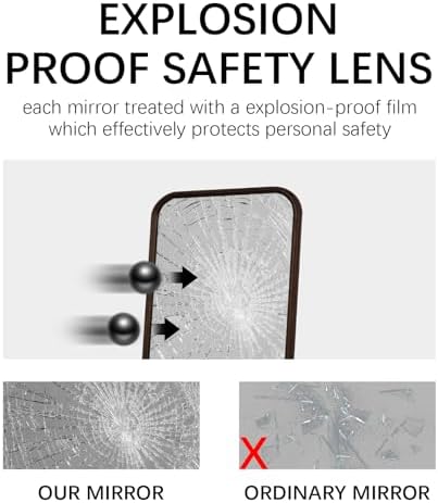 Niccy Rect Full Length Mirror, Wall-Mounted Wood Mirror - Image 5