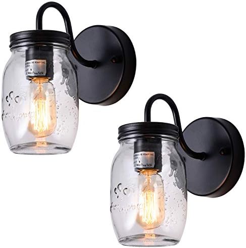 Sconces Wall Lighting, Retro Wall Sconces Set of Two, Hallway Wall Sconces by XIPUDA