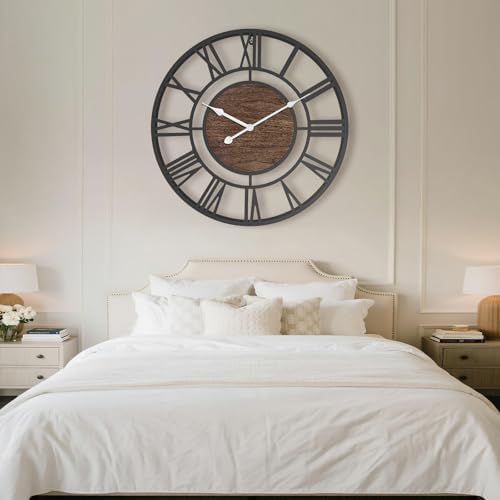 Pytha Sight 16 Inch Roman Numerals Large Wall Clocks - Image 4