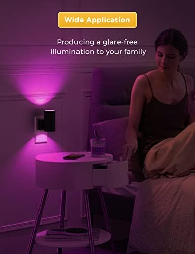 L LOHAS LED Night Light, Night Lights Plug into Wall, Color Changing - Image 5