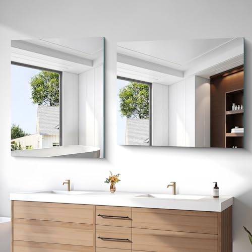 40x48 Inch Frameless Mirror, Frameless Bathroom Mirrors - Image 5
