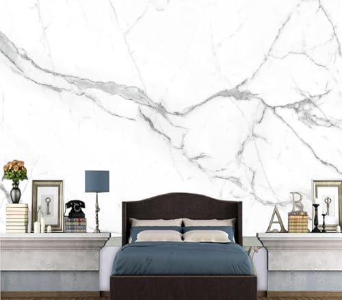 Luxury White Marble Texture Wallpaper Peel Stick - Image 3