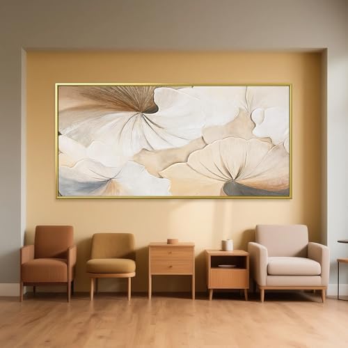 Canvas Art Wall Decor Large Size Gold Framed Wall Art - Image 4