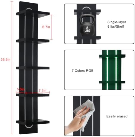 Homaterial 5-Tier Foating Shelves - Image 3