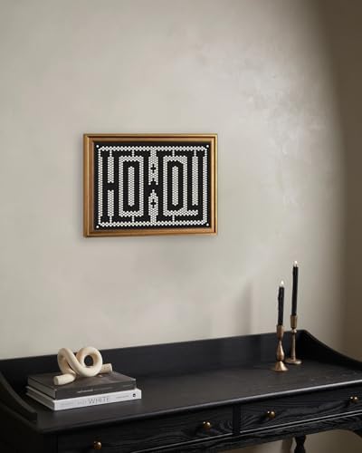 KBKBART Gold Framed Funky Big Howdy Canvas Wall Art Western Modern Decor - Image 7