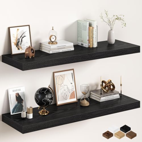Fun Memories 48 Inch Floating Shelves, 2 Pack by FunMemories