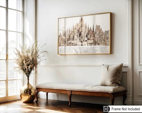 Poster Master Vintage Principal High Buildings of the Old World Poster - Image 3